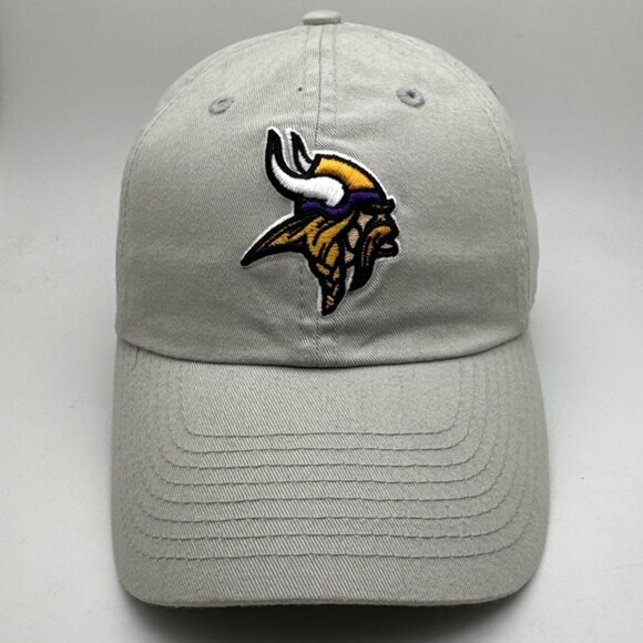 Minnesota Vikings Hat Cap Strap Back Mens One Size NFL Football Team Apparel - Picture 1 of 6